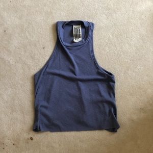 free people cropped tank top